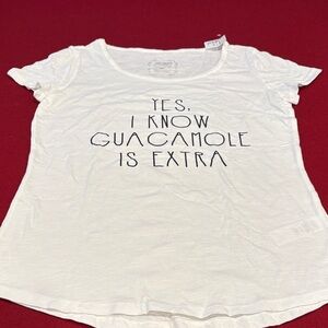 Ricki’s White Graphic Tee with Fun Text